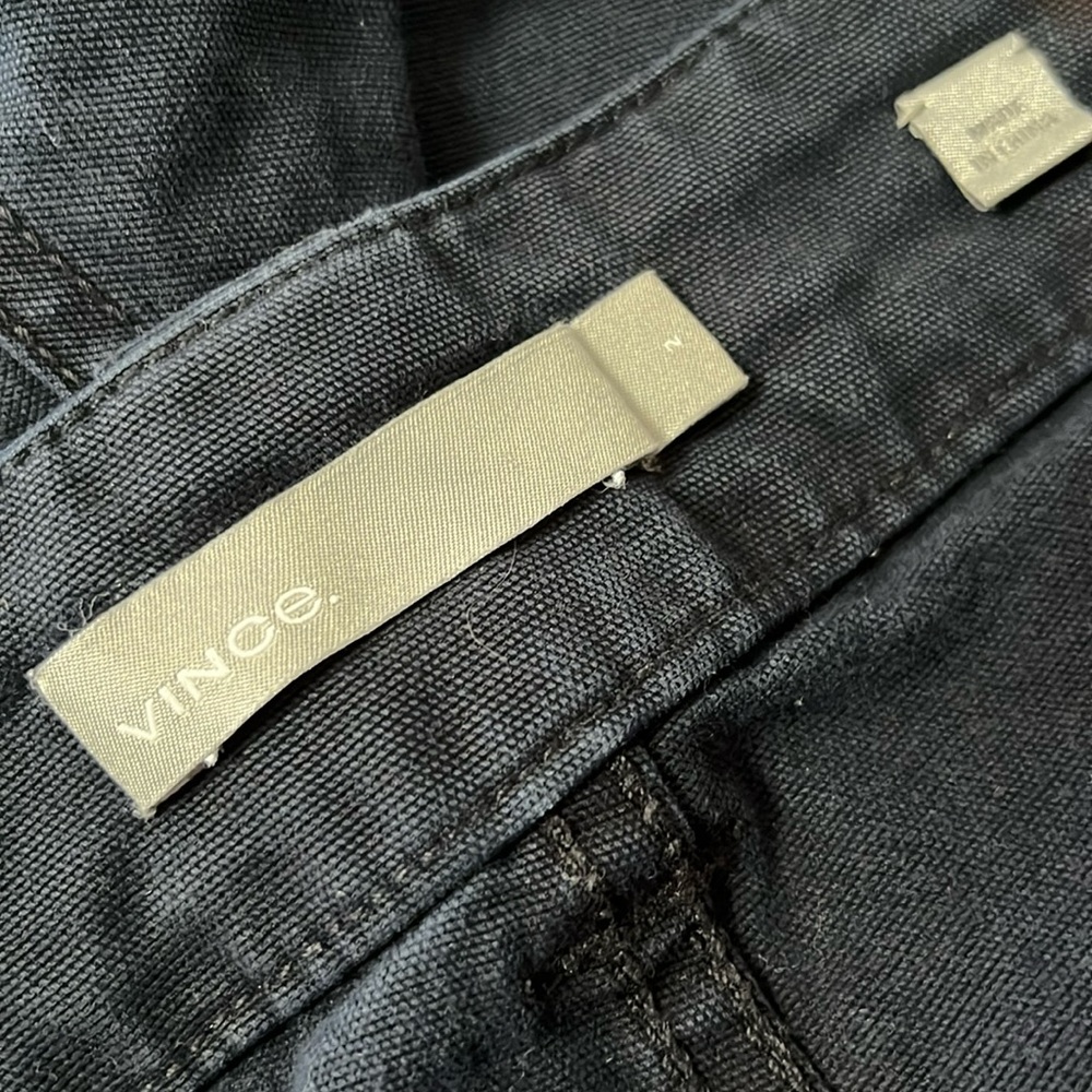 Vince Navy Military Cropped Pants - Picture 6 of 8